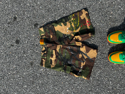 CAMO FADEGOD SHORTS